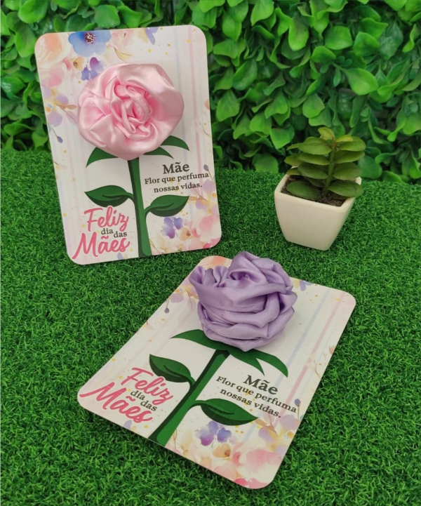 Cartão Flor para Xuxinha de Seda – Arquivo Digital 🌸💜 - Imagem 2
