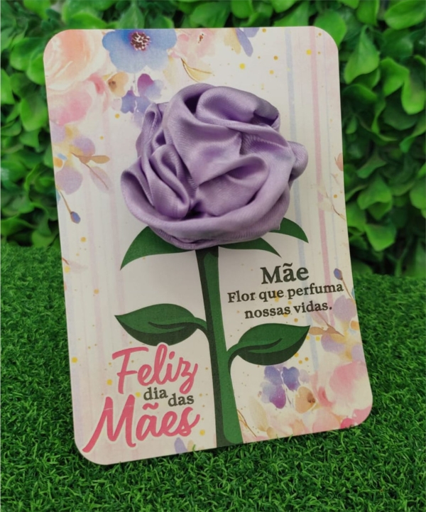 Cartão Flor para Xuxinha de Seda – Arquivo Digital 🌸💜 - Imagem 3