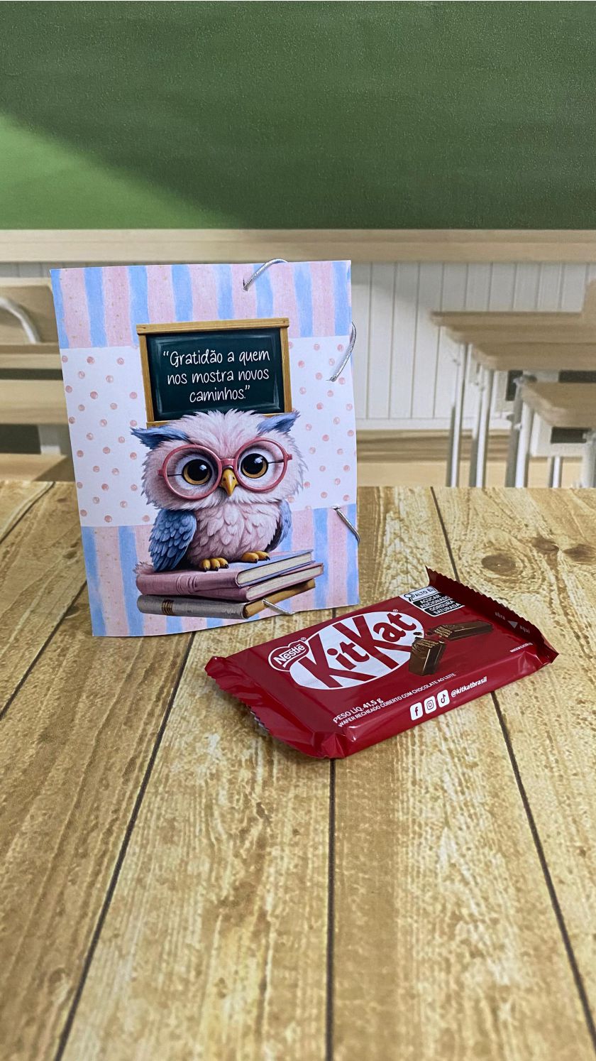 Mini pasta escolar para Kit Kat - Dia dos professores - Imagem 7