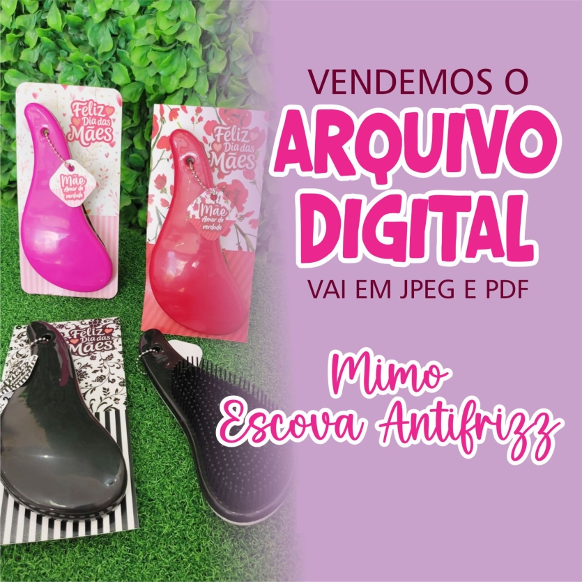 Card para escova anti frizz