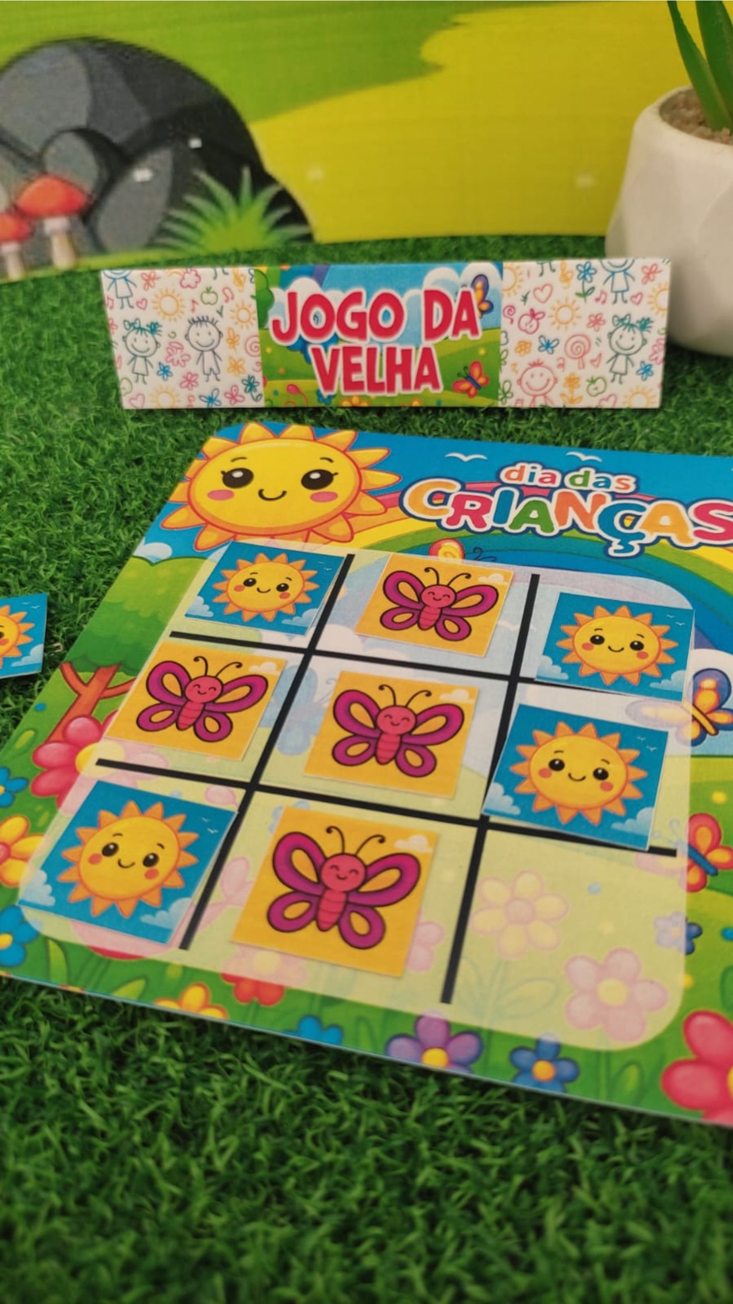 Imprima e Brinque: Jogo da Velha Exclusivo para o Dia das Crianças - Imagem 2