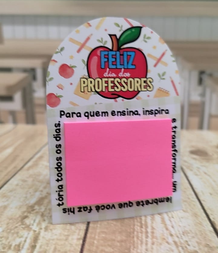 Card para Post-it – Dia dos Professores - Arquivo digital
