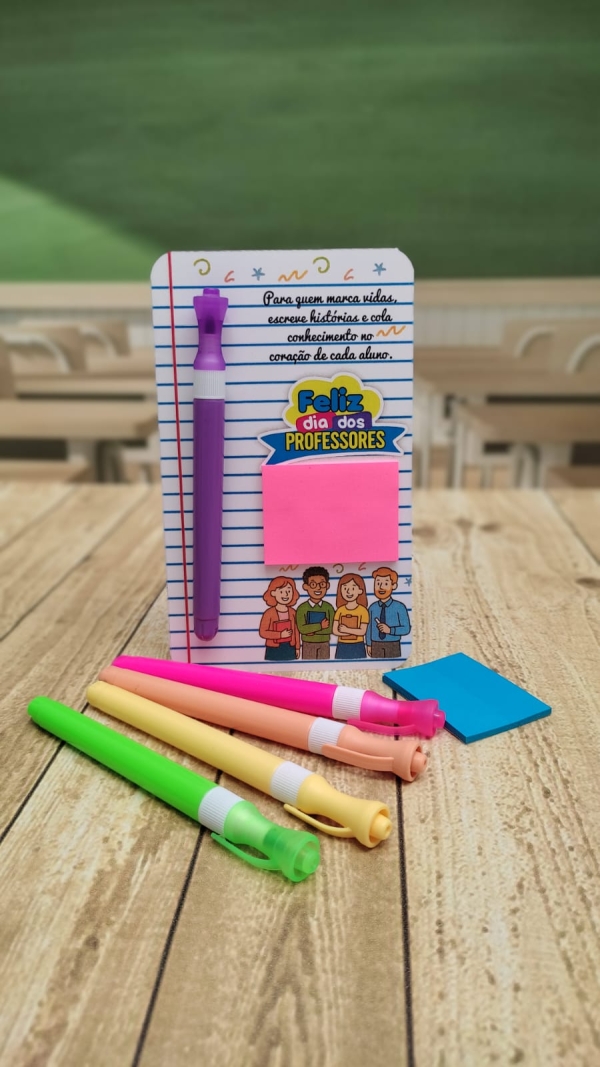 Card marca texto e post it Dia dos Professores – Arquivo Digital - Imagem 2