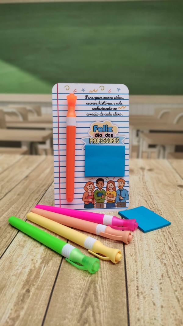 Card marca texto e post it Dia dos Professores – Arquivo Digital - Imagem 3