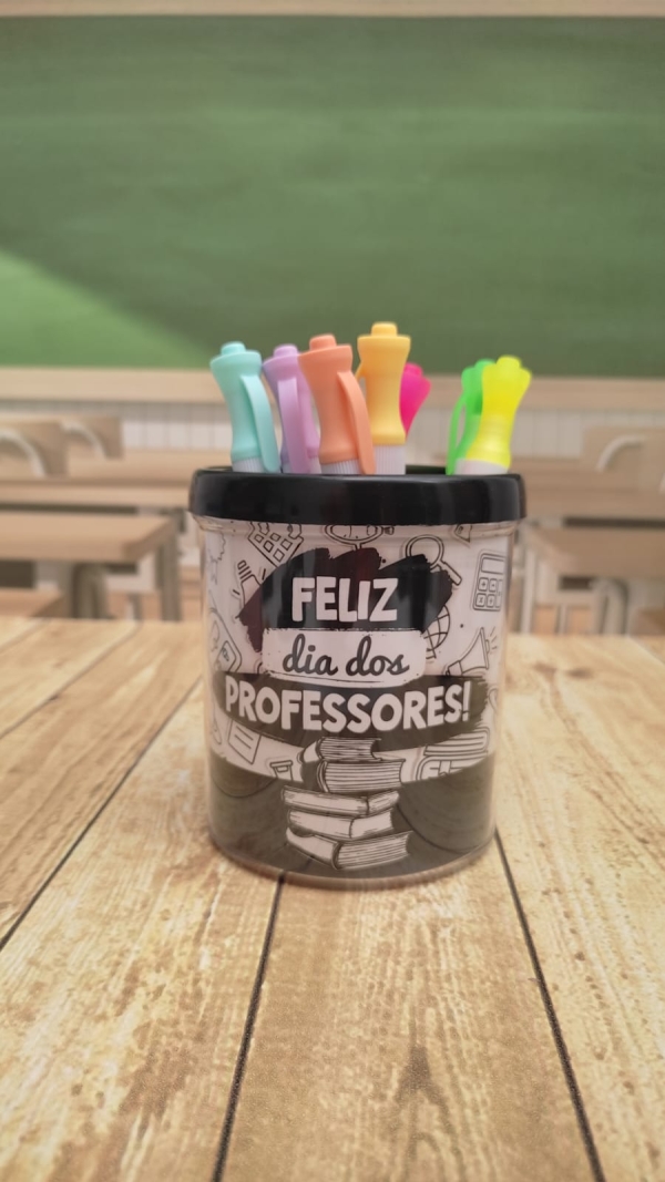 Arte para porta canetas Dia dos Professores - Arquivo digital - Imagem 6