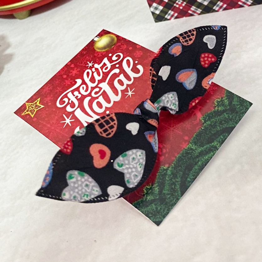 Card Natalino para Xuxinha de Cabelo | Arquivo Digital 🎄🎀