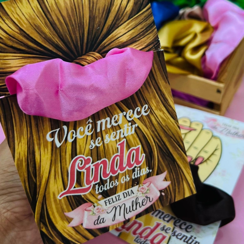 Cartão para Xuxinha de Seda – Dia da Mulher (Arquivo Digital)